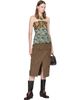 Dries Van Noten Dries Van Noten Brown & Blue Floral Bustier Top - 4