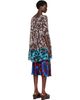 Dries Van Noten Dries Van Noten Brown & Blue Peplum Top - 3