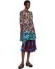 Dries Van Noten Dries Van Noten Brown & Blue Peplum Top - 4