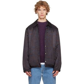 Dries Van Noten Dries Van Noten Brown & Blue Printed Jacket