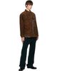 Dries Van Noten Dries Van Noten Brown & Khaki Loose Corduroy Shirt - 4