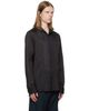 Dries Van Noten Dries Van Noten Brown & Navy Striped Pintuck Shirt - 2