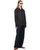 Dries Van Noten Dries Van Noten Brown & Navy Striped Pintuck Shirt - 4