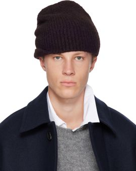 Dries Van Noten Dries Van Noten Brown Alpaca Blend Beanie