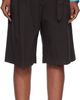 Dries Van Noten Dries Van Noten Brown Belted Shorts - 1