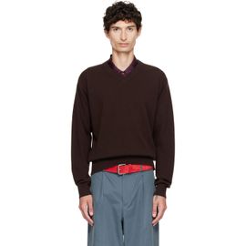 Dries Van Noten Dries Van Noten Brown Cashmere Sweater