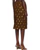 Dries Van Noten Dries Van Noten Brown Cloqué Midi Skirt - 3