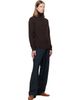 Dries Van Noten Dries Van Noten Brown Collar Cashmere Cardigan - 4