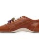 Dries Van Noten Dries Van Noten Brown Leather Ballerina Sneakers - 3