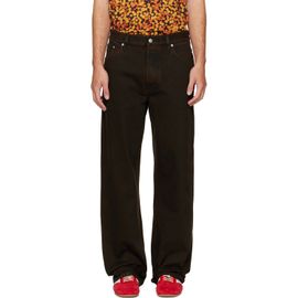 Dries Van Noten Dries Van Noten Brown Loose Fit Jeans