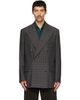 Dries Van Noten Dries Van Noten Brown Oversized Wool Blazer - 1