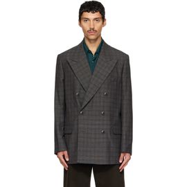 Dries Van Noten Dries Van Noten Brown Oversized Wool Blazer