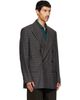 Dries Van Noten Dries Van Noten Brown Oversized Wool Blazer - 2