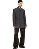Dries Van Noten Dries Van Noten Brown Oversized Wool Blazer - 4