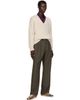 Dries Van Noten Dries Van Noten Brown Pleated Belted Trousers - 4