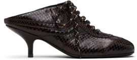 Dries Van Noten Dries Van Noten Brown Sneaker Mule Heels
