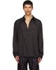 Dries Van Noten Dries Van Noten Brown Stripe Shirt - 1