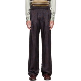 Dries Van Noten Dries Van Noten Brown Viscose Twill Trousers
