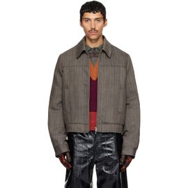 Dries Van Noten Dries Van Noten Brown Wool Jacket