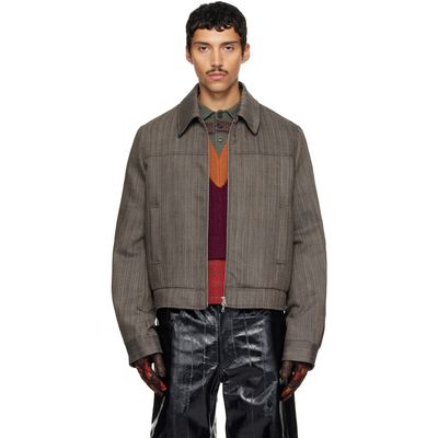 Dries Van Noten Dries Van Noten Brown Wool Jacket