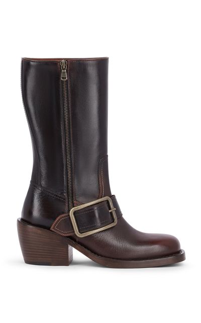 Dries Van Noten Dries Van Noten Buckled Leather Boots