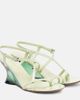 Dries Van Noten Dries Van Noten Bulle 105 patent leather mules - 1