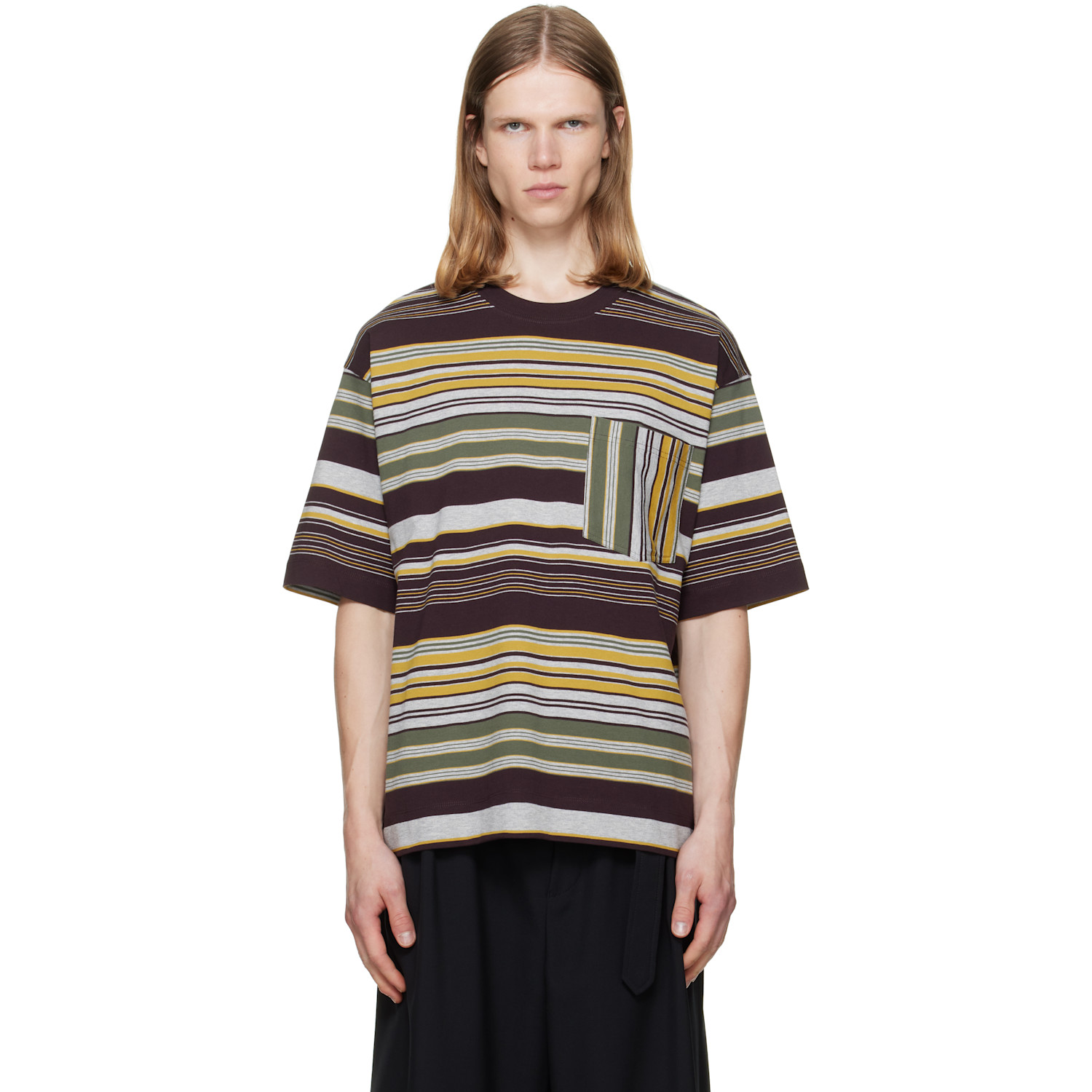Dries Van Noten - Men's Henland Bicolor Mesh T-Shirt