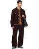 Dries Van Noten Dries Van Noten Burgundy Faded Denim Jacket - 4
