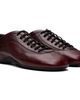 Dries Van Noten Dries Van Noten Burgundy Leather Ballerina Sneakers - 4