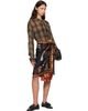 Dries Van Noten Dries Van Noten Burgundy Loose Lurex Shirt - 5