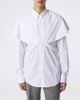 Dries Van Noten Dries Van Noten Caped cotton poplin shirt - 8