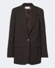 Dries Van Noten Dries Van Noten Chalk stripe single-breasted blazer - 1