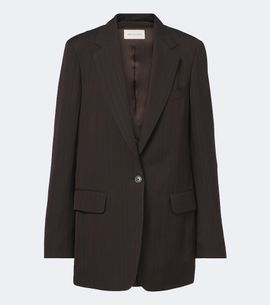 Dries Van Noten Dries Van Noten Chalk stripe single-breasted blazer