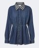 Dries Van Noten Dries Van Noten Checked denim shirt - 1