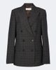 Dries Van Noten Dries Van Noten Checked double-breasted wool blazer - 1