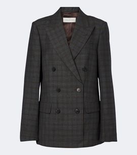 Dries Van Noten Dries Van Noten Checked double-breasted wool blazer