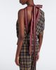 Dries Van Noten Dries Van Noten Checked draped one-shoulder top - 5