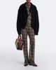 Dries Van Noten Dries Van Noten Checked draped one-shoulder top - 6