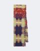 Dries Van Noten Dries Van Noten Checked fringed wool and alpaca-blend scarf - 1