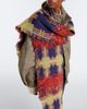 Dries Van Noten Dries Van Noten Checked fringed wool and alpaca-blend scarf - 2