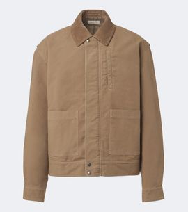 Dries Van Noten Dries Van Noten Corduroy-trimmed cotton field jacket