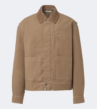 Dries Van Noten Dries Van Noten Corduroy-trimmed cotton field jacket