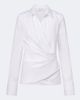 Dries Van Noten Dries Van Noten Cotton poplin wrap shirt - 1