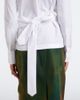 Dries Van Noten Dries Van Noten Cotton poplin wrap shirt - 5