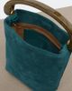 Dries Van Noten Dries Van Noten Crisp Mini suede top-handle bag - 3