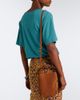 Dries Van Noten Dries Van Noten Crisp Mini suede top-handle bag - 7