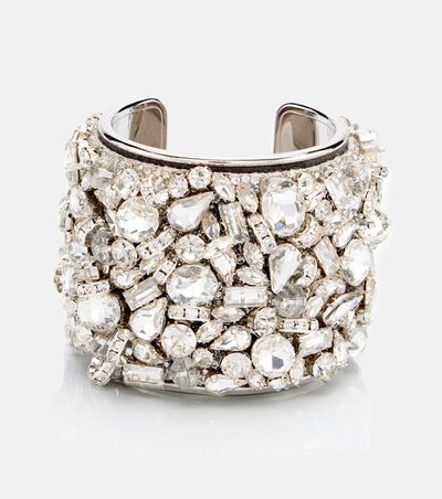 Dries Van Noten Dries Van Noten Crystal-embellished cuff bracelet