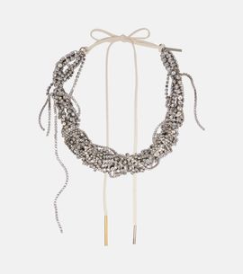 Dries Van Noten Dries Van Noten Crystal-embellished necklace