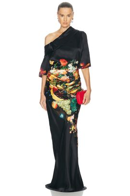 Dries Van Noten Dries Van Noten Dellae Off Shoulder Dress
