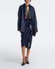 Dries Van Noten Dries Van Noten Draped asymmetric denim midi skirt - 2